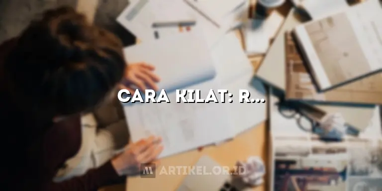 Cara Kilat: Rahasia Membuat Artikel Instan yang Mengguncang Dunia SEO