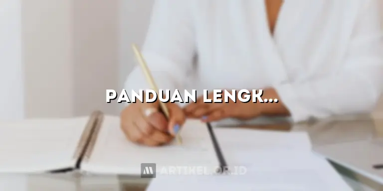 Panduan Lengkap Menulis Referensi Artikel: Rahasia Terungkap!