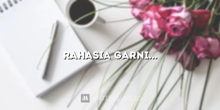 Rahasia Garnish Sayuran yang Menggugah Selera dan Tak Terlupakan