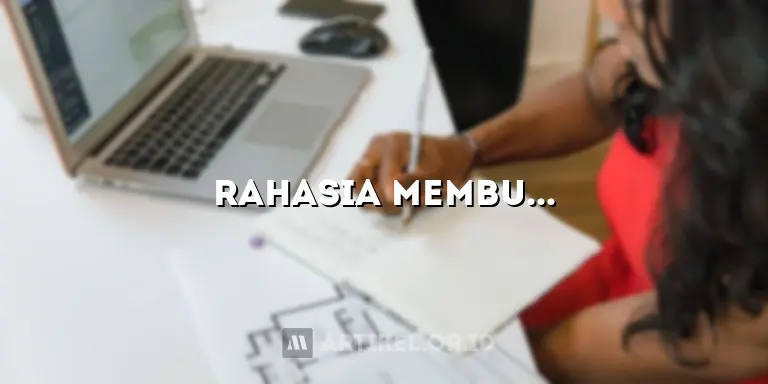 Rahasia Membuat Kerangka Artikel Ilmiah yang Memukau