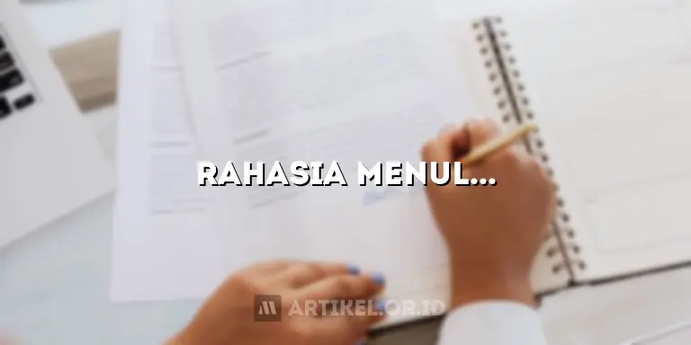 Rahasia Menulis Referensi Artikel dari Internet yang Akan Mengubah Tulisanmu!