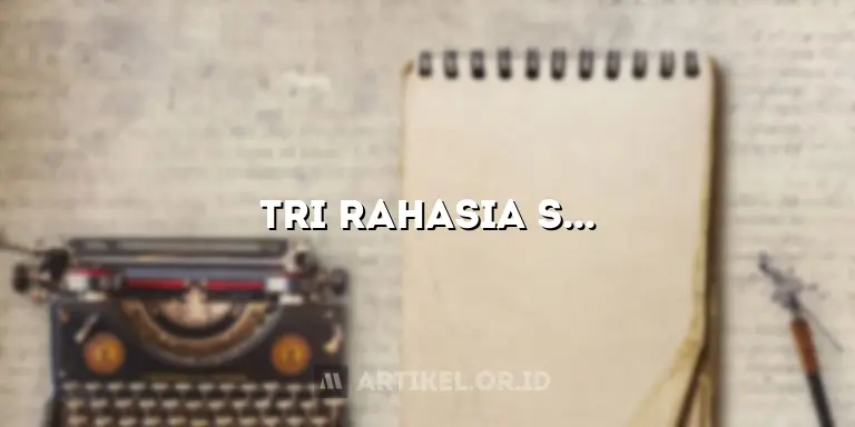 Tri rahasia simpan artikel jadi PDF yang belum banyak orang tahu!